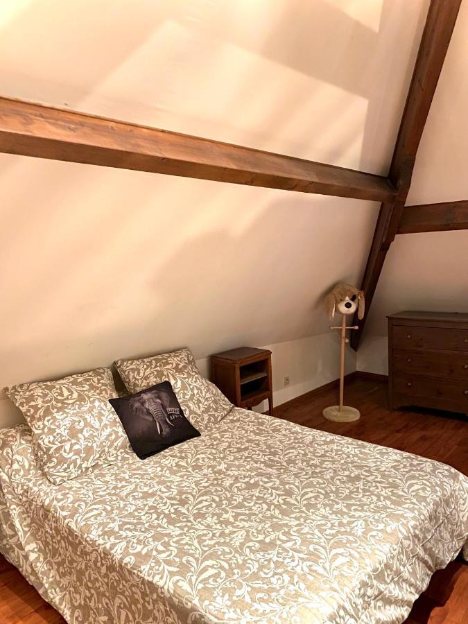 Maison Traditionnelle Normande Avec Piscine Hotot-en-Auge Luaran gambar