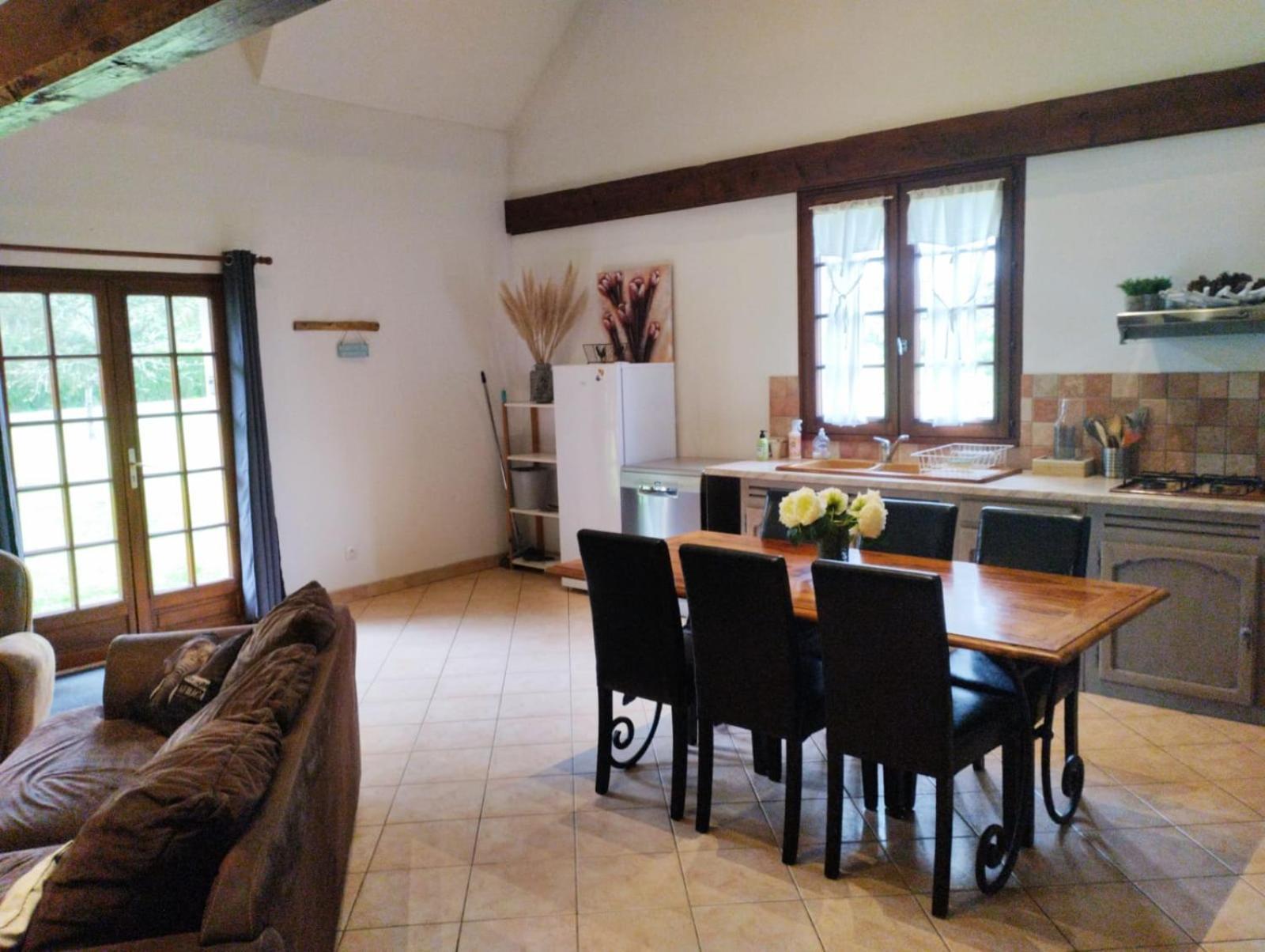 Maison Traditionnelle Normande Avec Piscine Hotot-en-Auge Luaran gambar